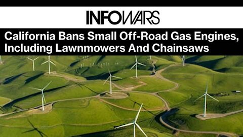 CA Gov. Bans Gas Engines, Jumpstarts Great Reset Industrial Sabotage