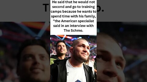 The return of Khabib Nurmagomedov to coaching #short