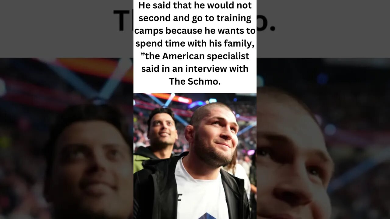 The return of Khabib Nurmagomedov to coaching #short