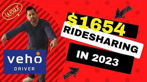 $1654 ridesharing Uber/lyft in 2023 using my $5 stategy ebook