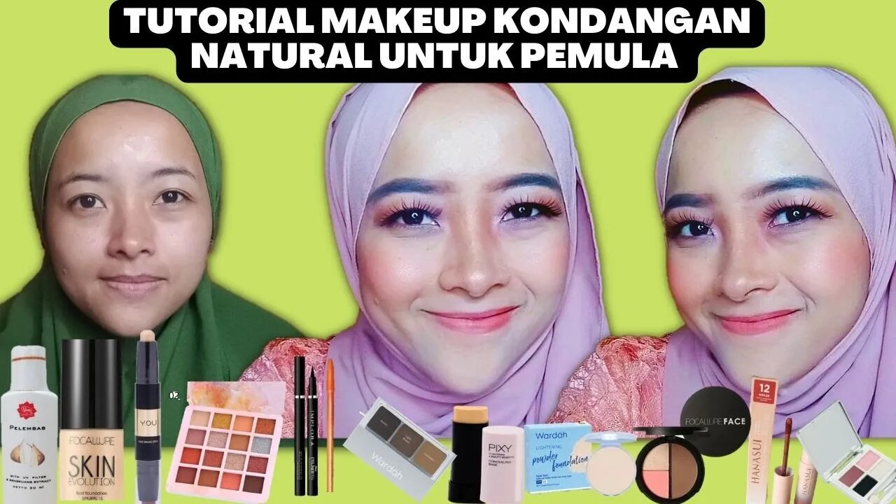 MAKEUP KONDANGAN NATURAL & SIMPEL UNTUK PEMULA