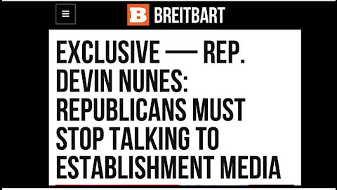 ⚫️MrBlackPill- Devin Nunes: Republicans Shouldnt Talk To The Media