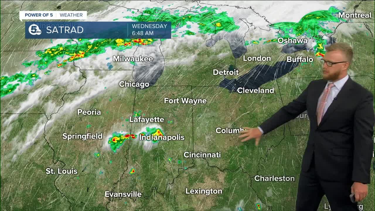 Heat and humidity fueling afternoon storms