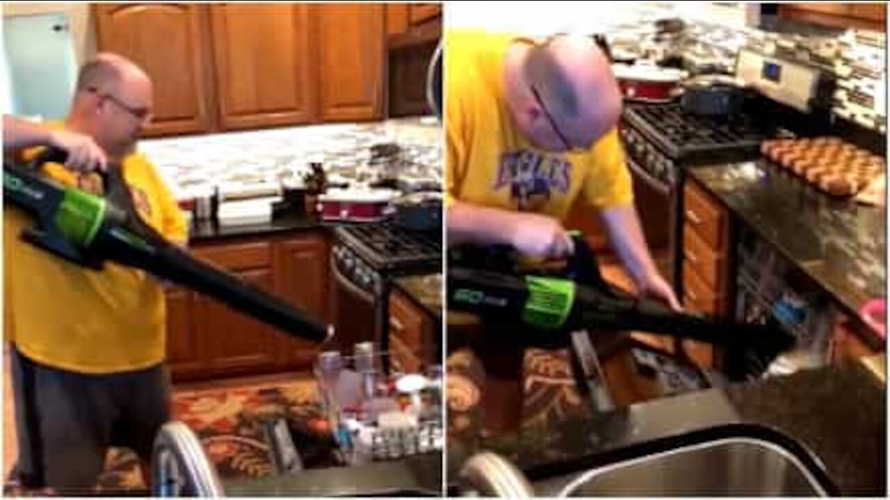 Come asciugare i piatti in soli 5 secondi!