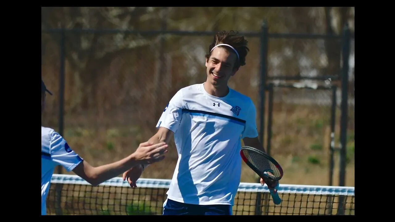 College Men's Tennis Amherst vs Connecticut College 3 29 2023