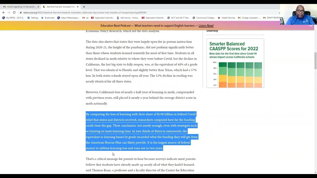 Are we going to fix COVID Lockdown Math and Reading Deficiencies