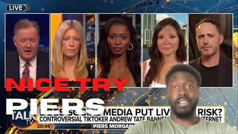 Piers Morgan DEMONIZES Andrew Tate In Group Panel Dami Activated Reacts