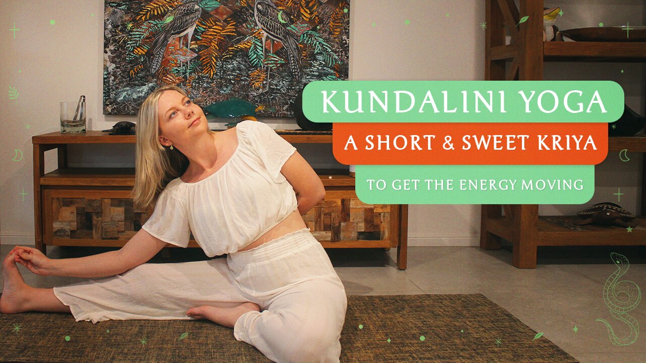 A short & sweet kriya to get the energy moving | Kundalini Yoga