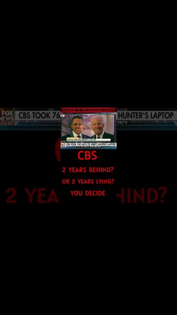 CBS LIED FOR 2 YEARS