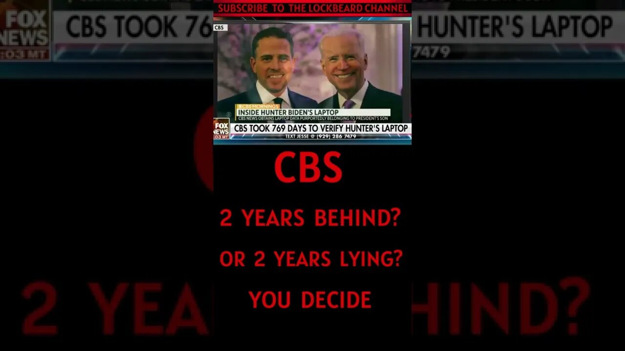 CBS LIED FOR 2 YEARS