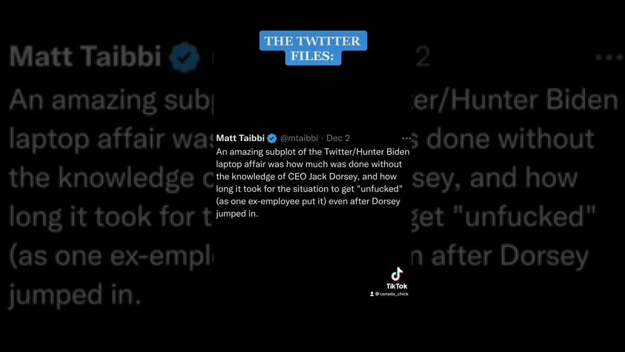 THE TWITTER FILES #shortvideo
