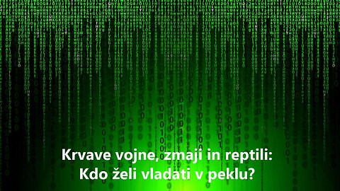Krvave vojne, zmaji in reptili: Kdo želi vladati v peklu?