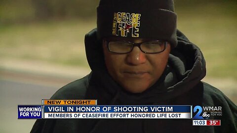 Baltimore Ceasefire Effort holds vigil in honor of man killed in West Baltimore