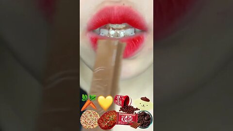 KIT KAT ASMR Mukbang #kitkat #eatingsounds #eatingchallenge #eatingasmr #asmr #emojichallenge #viral