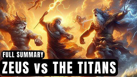 The Epic Battle of Zeus ⚡️ vs. The Titans 🗻: The Titanomachy Unfolded!