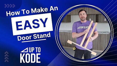 How to Make a DIY Easy Door Stand