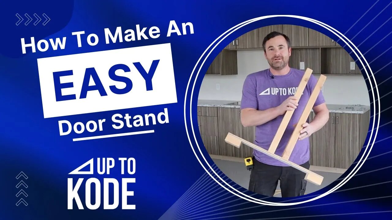 How to Make a DIY Easy Door Stand