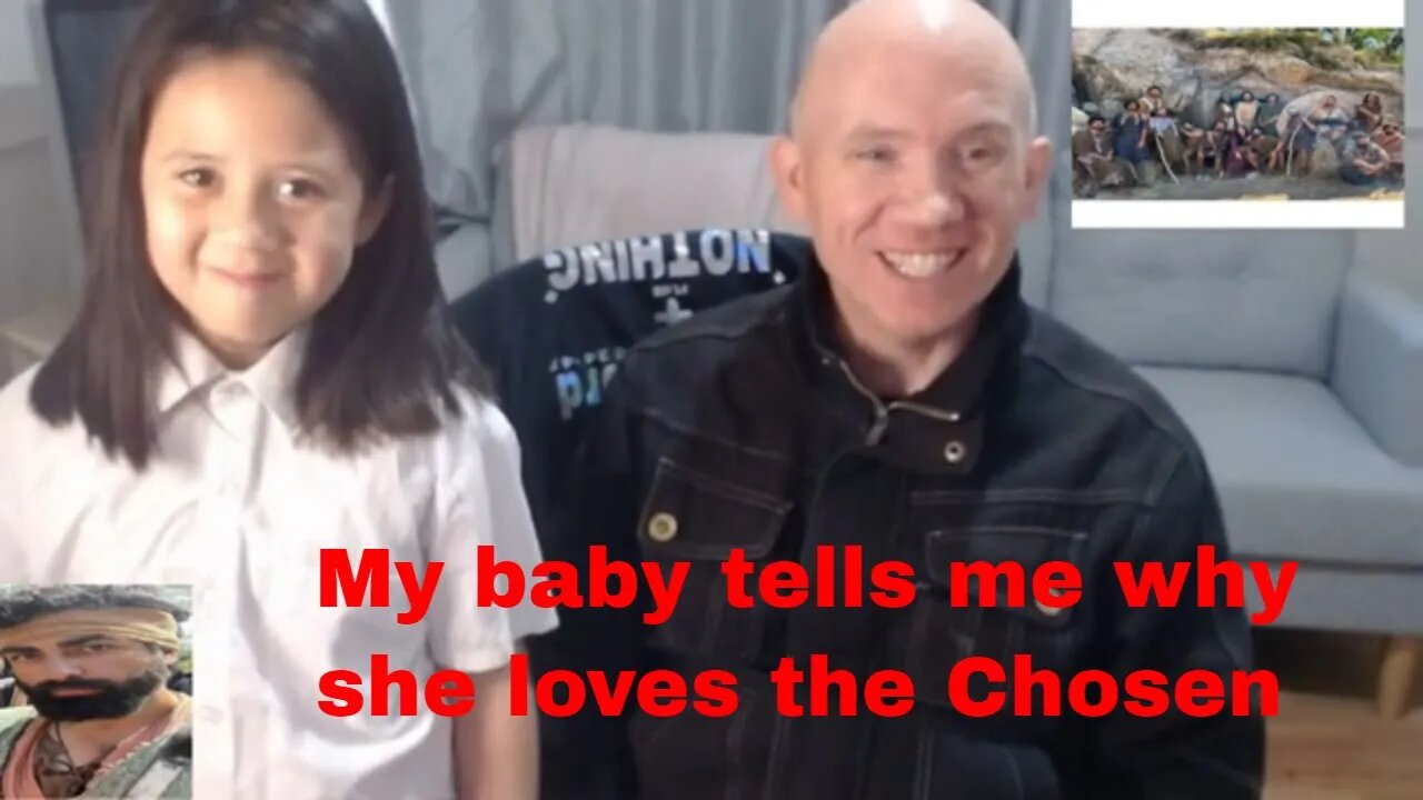 My baby girl tells the world why she loves the Chosen Tv show- cuteness overload