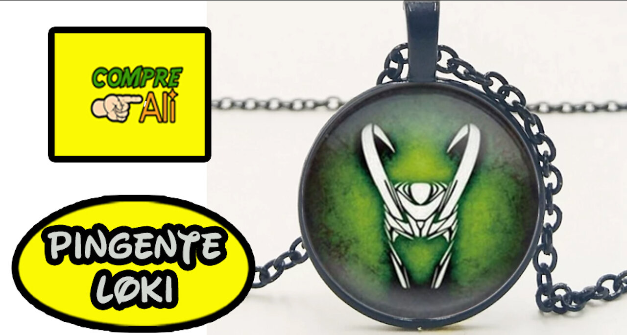 Loki pinente neklace colar CompreAli