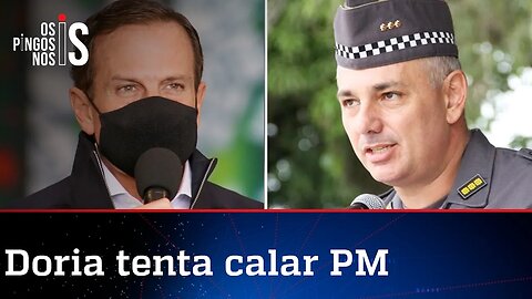 Com medo do 7 de Setembro, Doria pune coronel que defendeu Bolsonaro