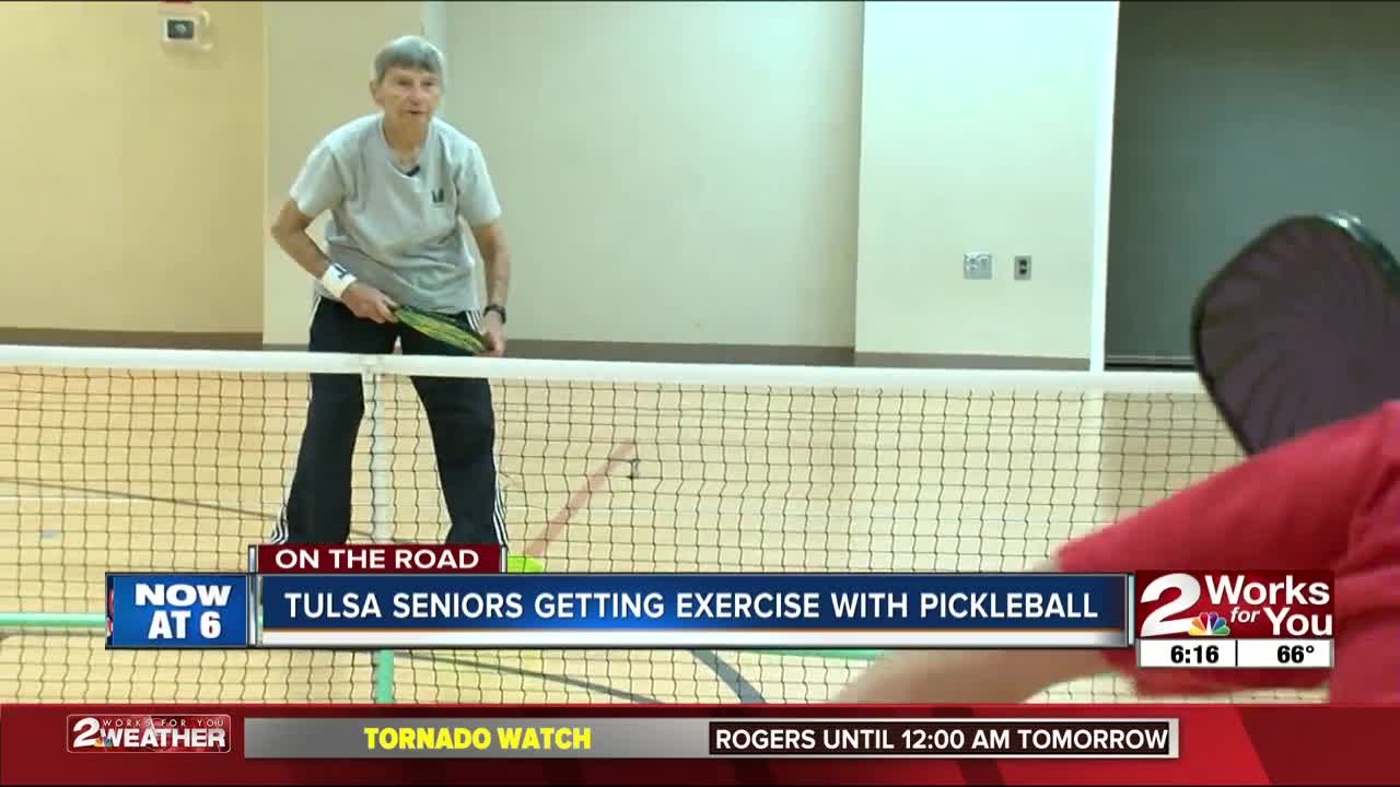 On the Road: Tulsa seniors getting exercise with pickleball