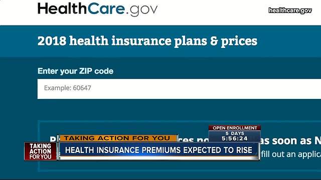 Health insurance premiums expected to rise in 2018