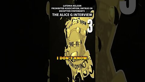 Cop caught in an inmate affair Alice G interview The Latonia Nelson case part 3