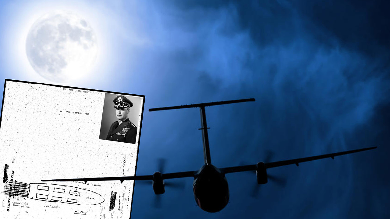 US pilots saw cigar-shaped UFO but government destroyed the files