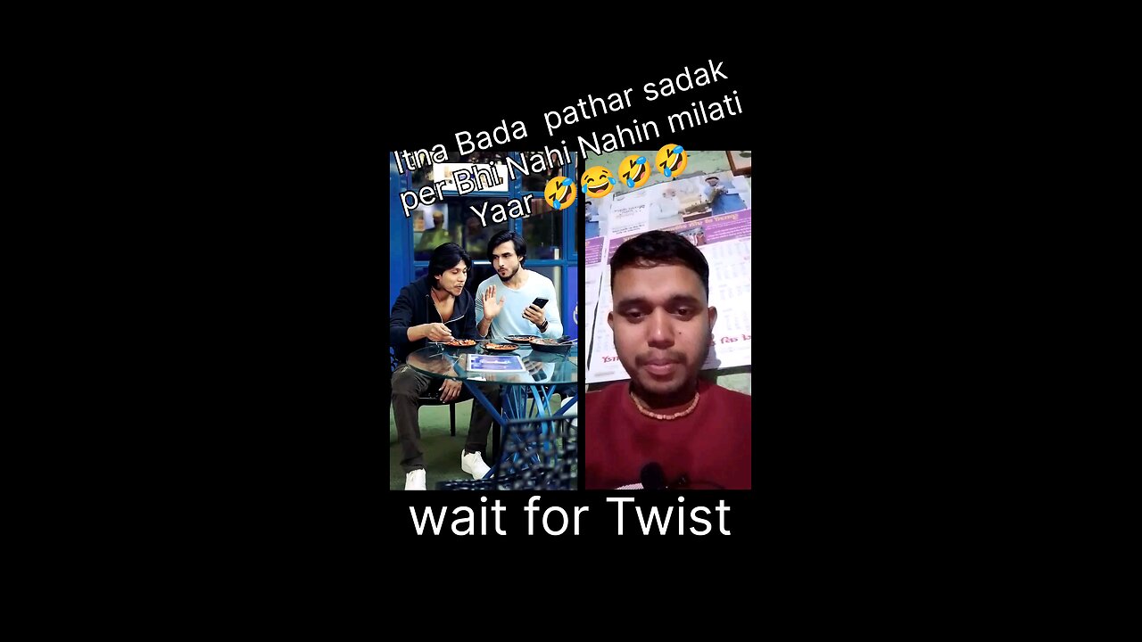 Bhai ko Aur bada Pathar nahi mila kya 😂😛🤪🤣 #joytimisty #comedy #funny