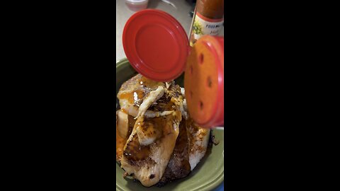 This Tilapia Fish with Cayenne Peeper/Hot Sauce was bussing