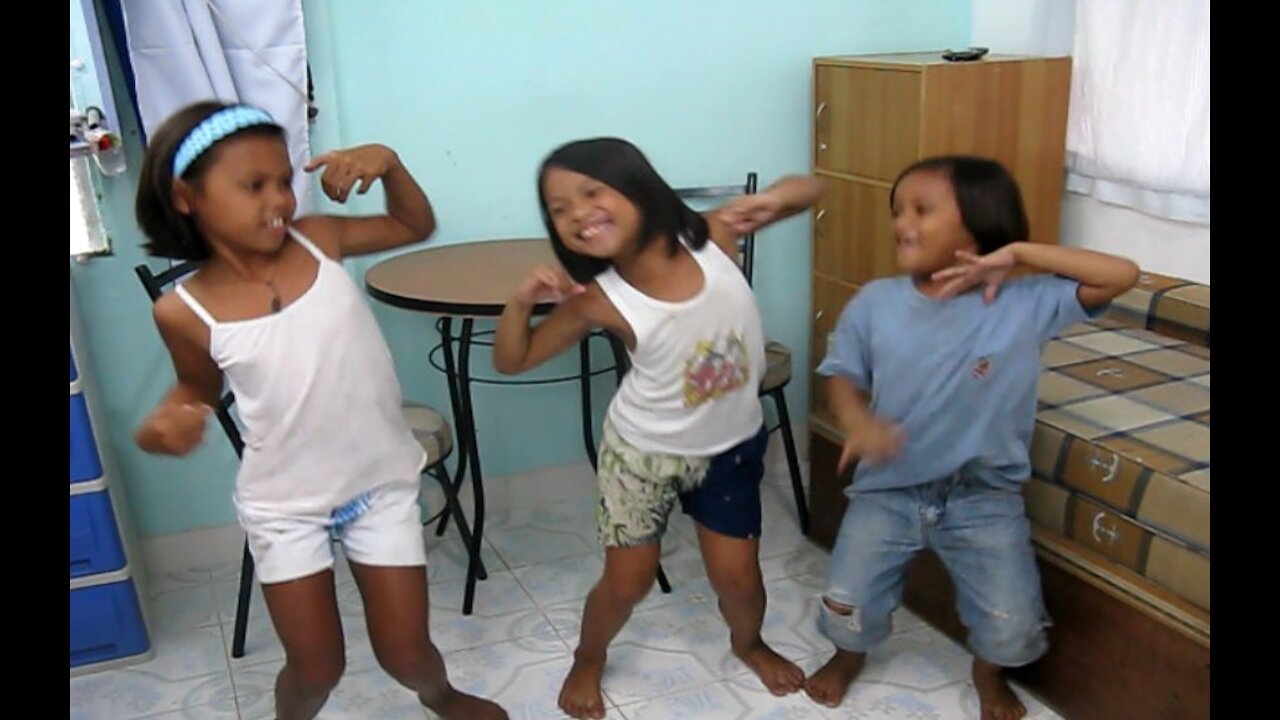 Little Girls Dancing