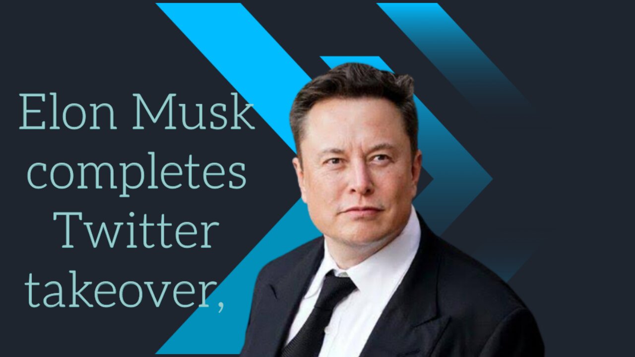 Elon Musk completes Twitter takeover, ousts 3 top execs | LiveNOW from FOX