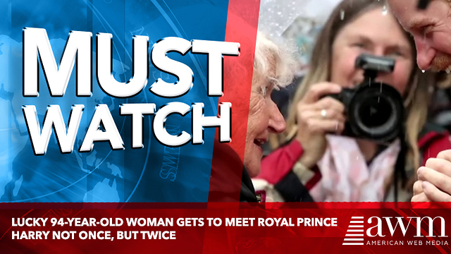 Lucky 94-year-old Woman Gets To Meet Royal Prince Harry Not Once, But Twice