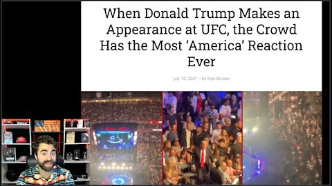 UFC 264 Crowd Chants USA In FRENZY For President Donald Trump!
