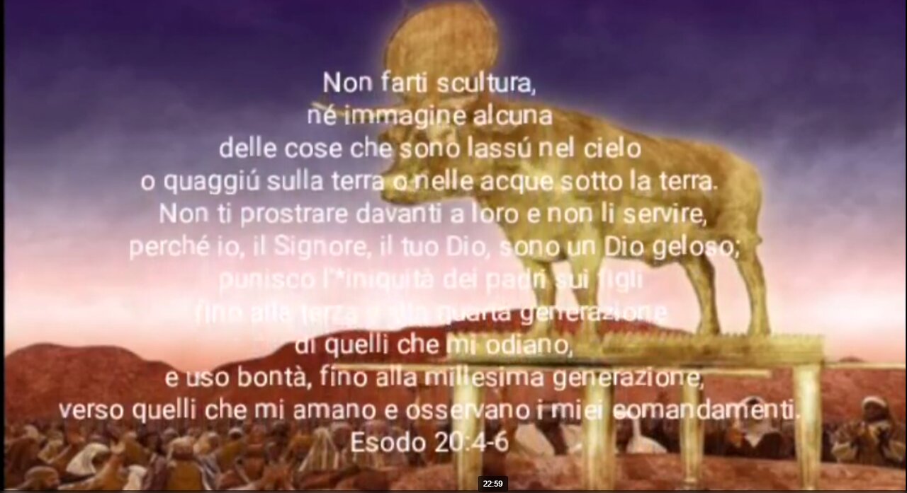 Cosé l'idolatria? Il termine indica in blocco le religioni pagane, che adorano un'immagine iconografica o un oggetto o idoli ricordando che la rappresentazione (scultorea, pittorica o musiva) è opera dell'uomo e non di Dio DOCUMENTARIO