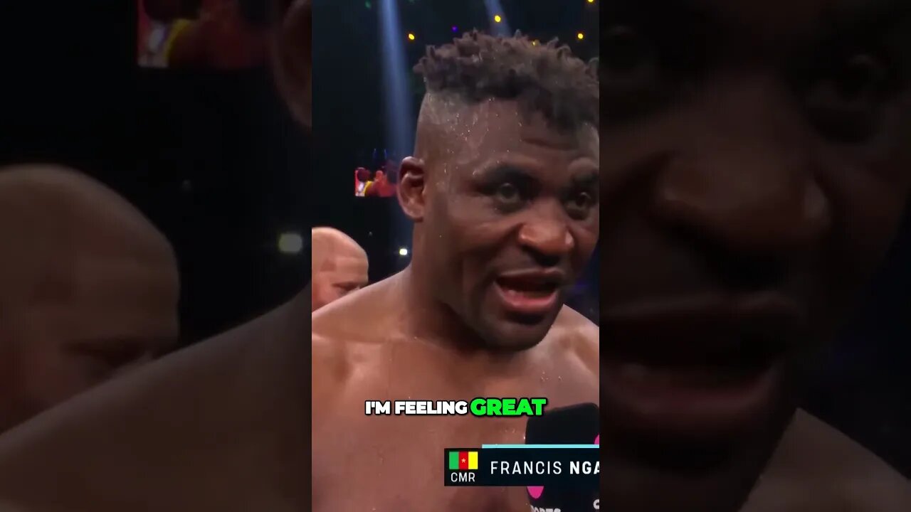 From Underdog to Champion Francis Ngannou Shatters Expectations in Epic Fight