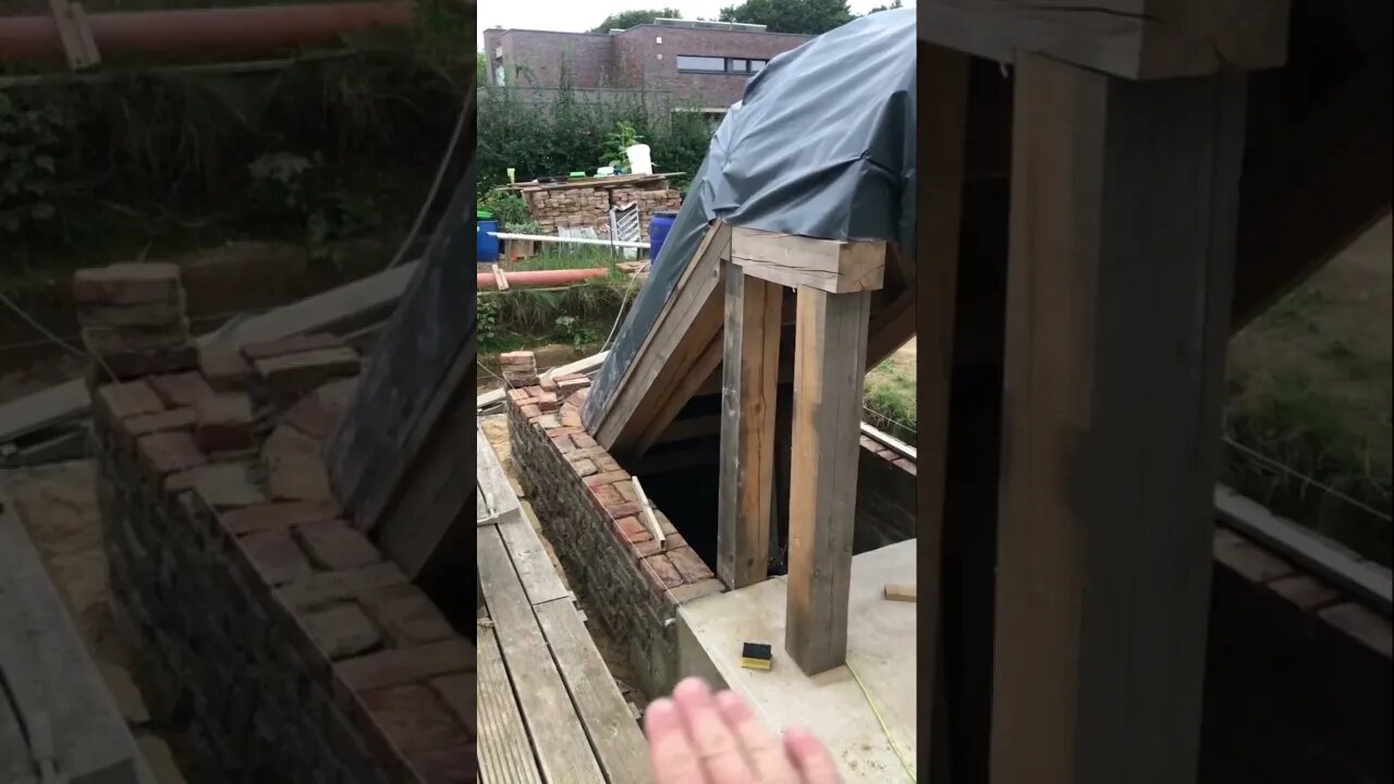 Building a root cellar EP29.5_progress as of August 16, 2023