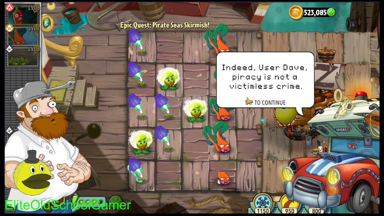 Plants vs Zombies 2 - Epic Adventure Quest - Pirate Seas Skirmish - November 2023