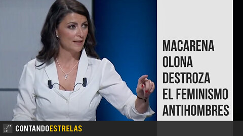 Macarena Olona destroza el feminismo antihombres