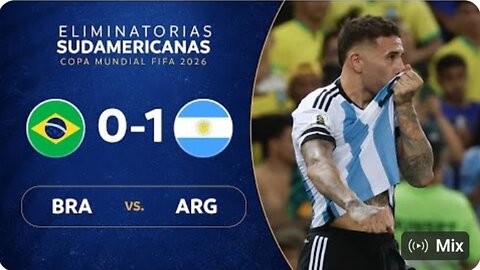 BRASIL vs. ARGENTINA [0-1] | RESUMEN | ELIMINATORIAS SUDAMERICANAS | FECHA 6