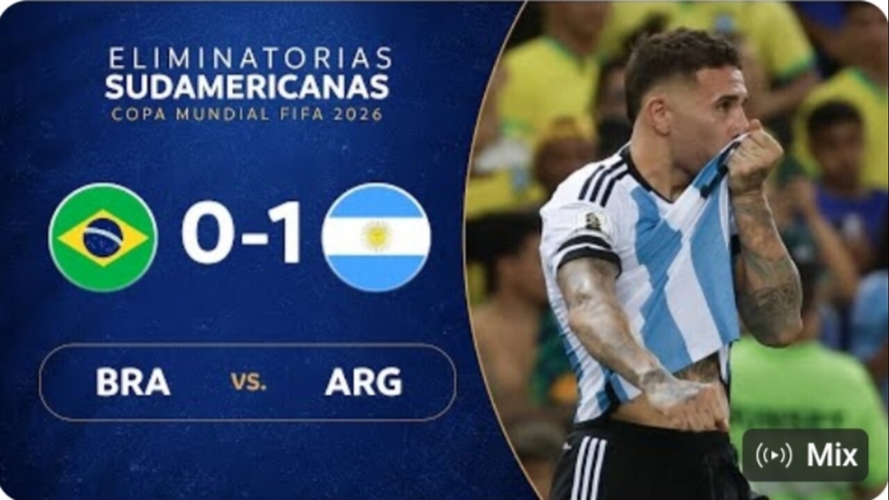 BRASIL vs. ARGENTINA [0-1] | RESUMEN | ELIMINATORIAS SUDAMERICANAS | FECHA 6