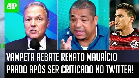 REBATEU! Vampeta MANDA RECADO a Renato Maurício Prado após ser CRITICADO pelo jornalista!