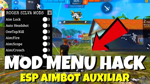 MOD MENU HACK APELÃO VIP ELITE NO FREE FIRE 😱🔥