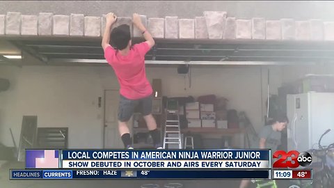 Bakersfield kid competes in American Ninja Warrior Junior