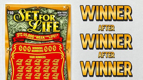 Winner, Winner, Winner! We CRUSH the odds and PROFIT!! Scratch Off Tickets from the New York Lottery