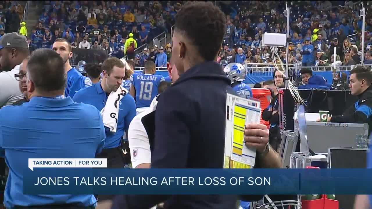 Lions WR Marvin Jones Jr. talks healing process after death of infant son