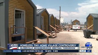 Globeville neighborhood to meet about Tiny Home Village