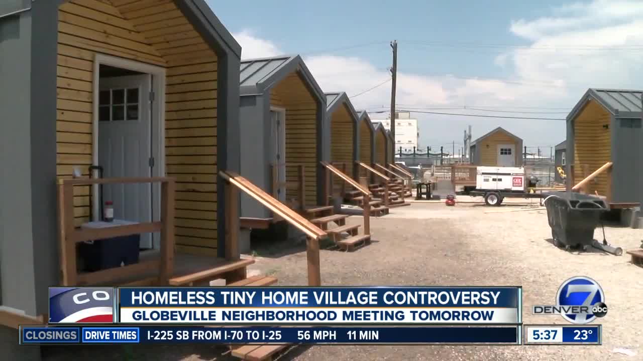 Globeville neighborhood to meet about Tiny Home Village