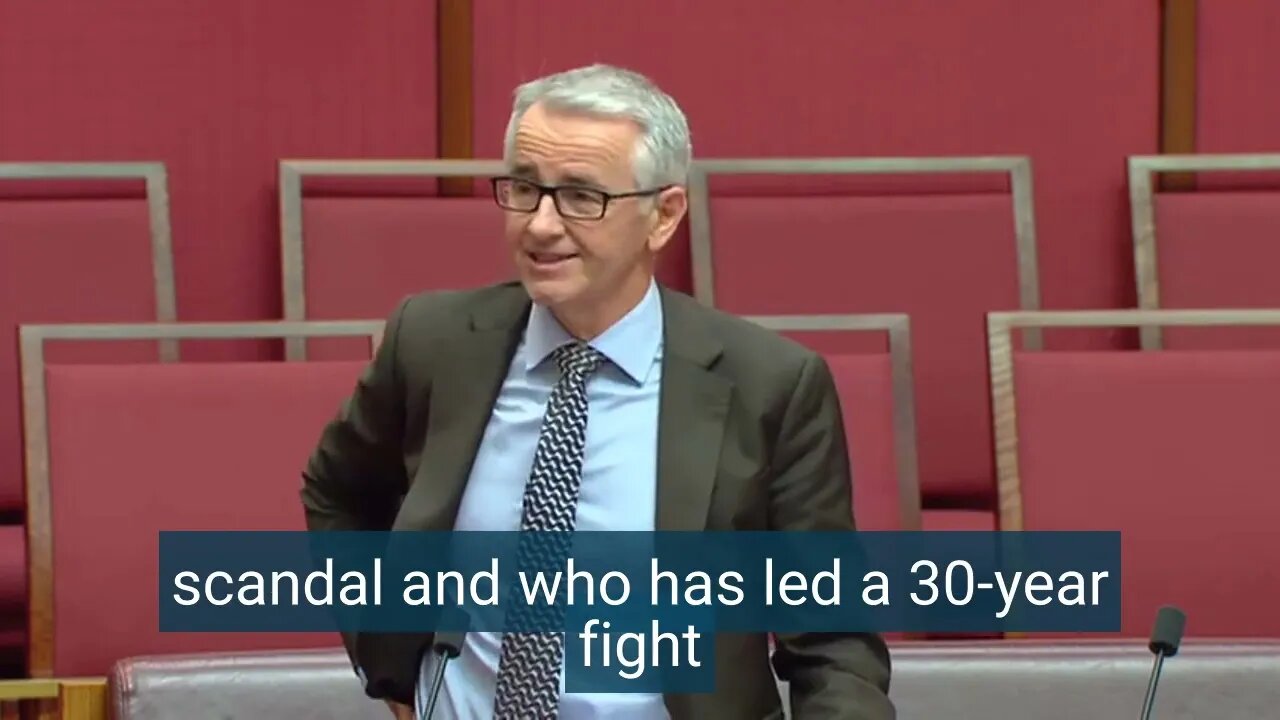 Infected blood: Thousands injured and no apology or compensation - Senate Speech 6.03.23