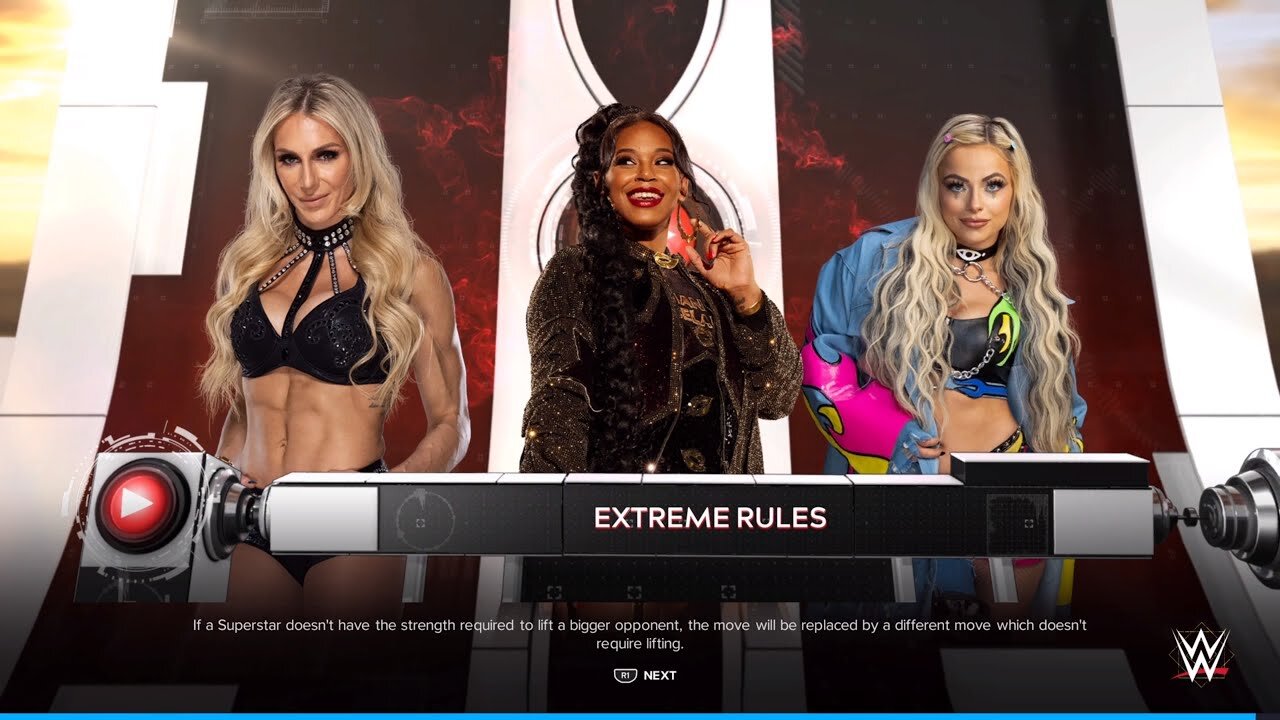 WWE 2K24 Bianca Belair vs Liv Morgan vs Charlotte Flair